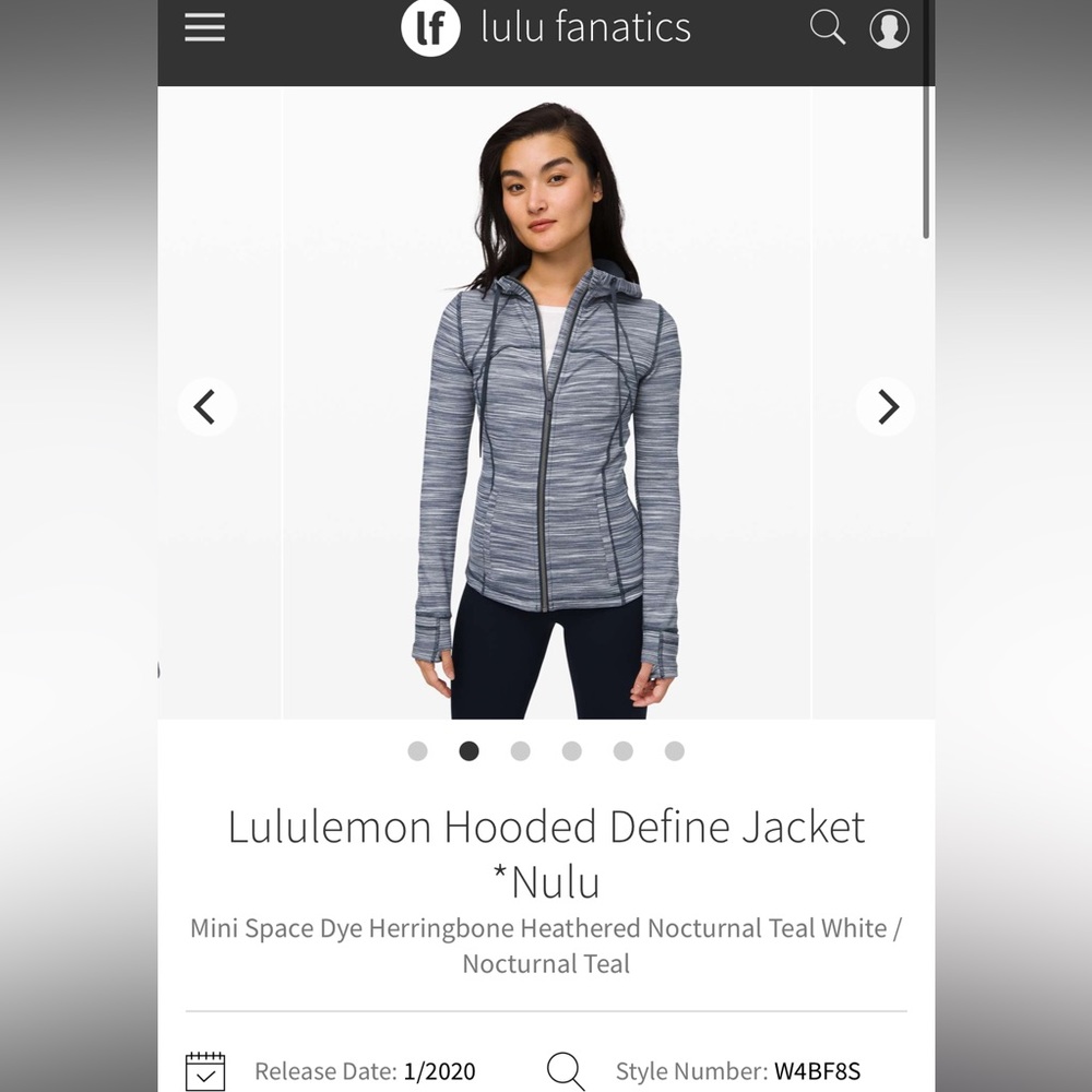 - Lululemon Hooded Define Jacket *Nulu
